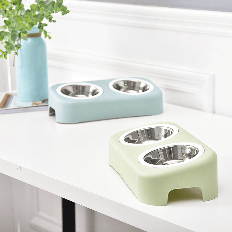 Raised Stainless Steel Double Bowl main product image